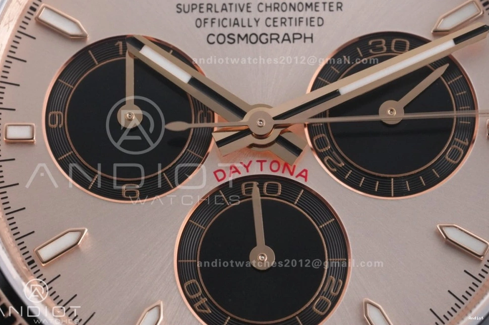 Daytona 126515 On RG Stick DD4131 Oyster-flex 1:1 VSF Black Gain Weight Best Edition Strap Marker Sub-dial Dial 0315